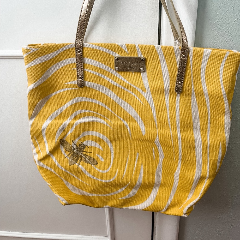 Kate Spade canvas tote